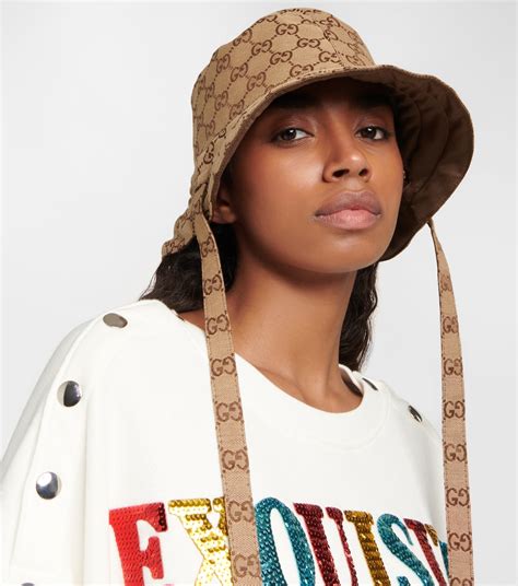 gucci bucket hat ebay|Gucci bucket hat for women.